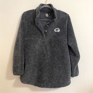 Green Bay Packer NFL Pro Shop Gray Sherpa